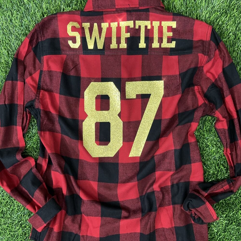 Kansas City Swiftie Player Flannel